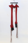 Vitelli leg cover FW22_LFT_002 dark red